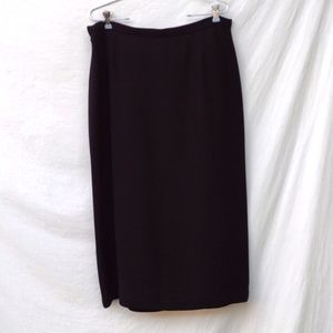 Casual Corner Long Black Skirt Women's 16